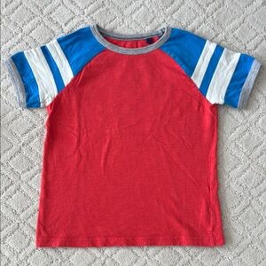 Bode Red and Blue Kids Raglan T-Shirt
